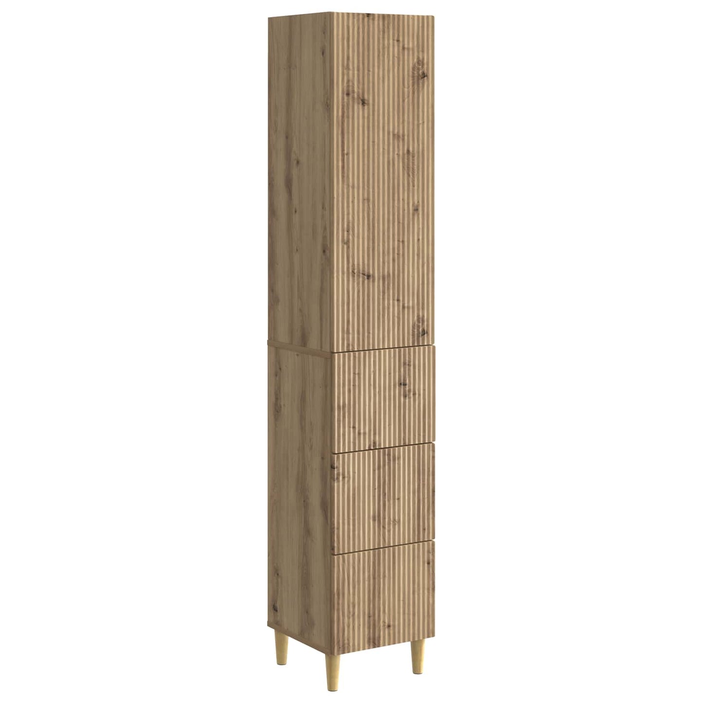 Skapsett 2 pcs 33 x 34,5 x 90 cm Konstruert tre