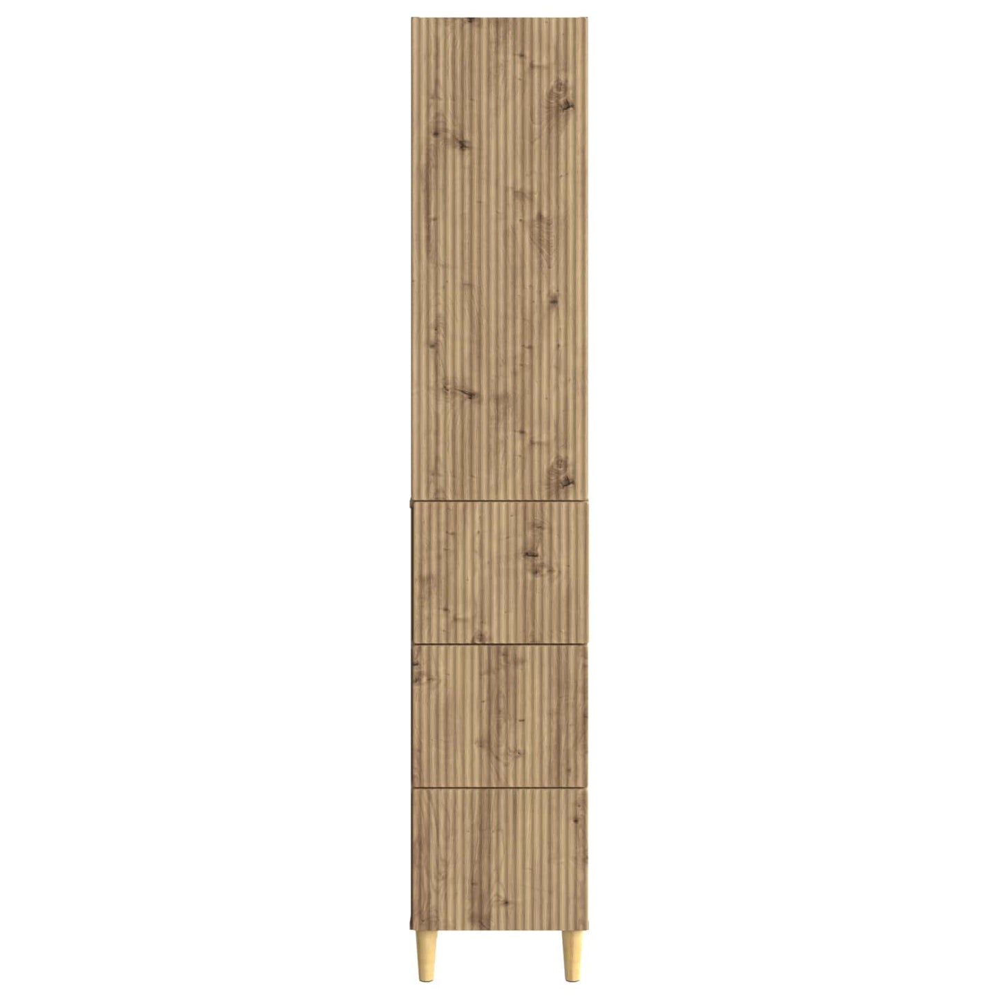 Skapsett 2 pcs 33 x 34,5 x 90 cm Konstruert tre
