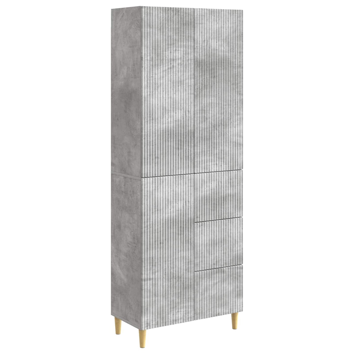 Skapsett 2 pcs 66 x 34,5 x 90 cm Konstruert tre