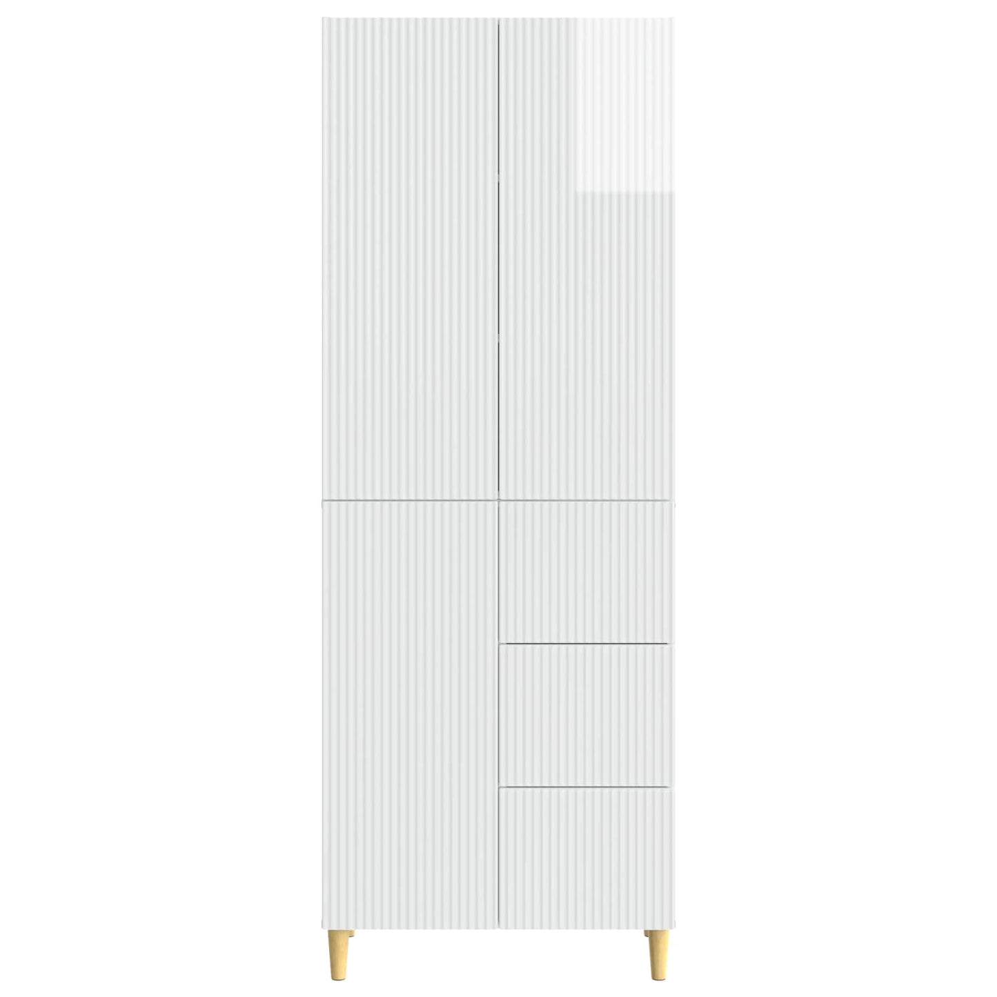 Skapsett 2 pcs 66 x 34,5 x 90 cm Konstruert tre