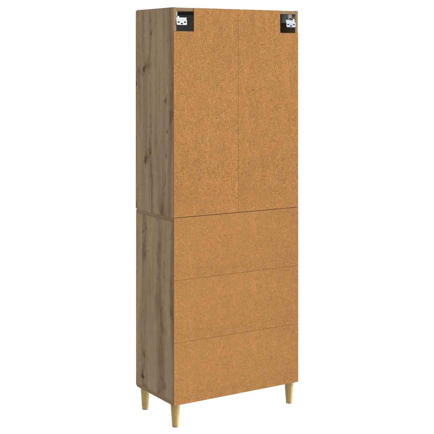 Skapsett 2 pcs 66 x 34,5 x 90 cm Konstruert tre