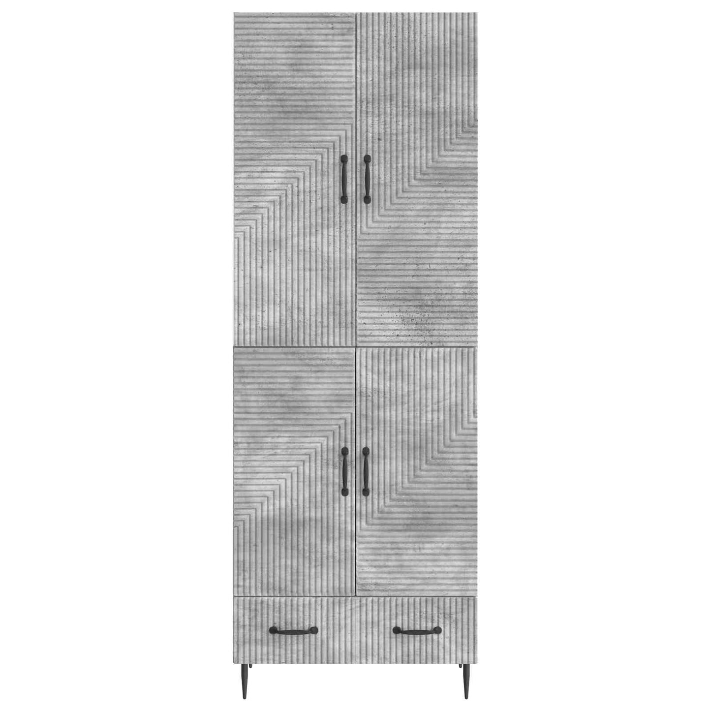 Skapsett 2 pcs 66 x 34,5 x 95 cm Konstruert tre