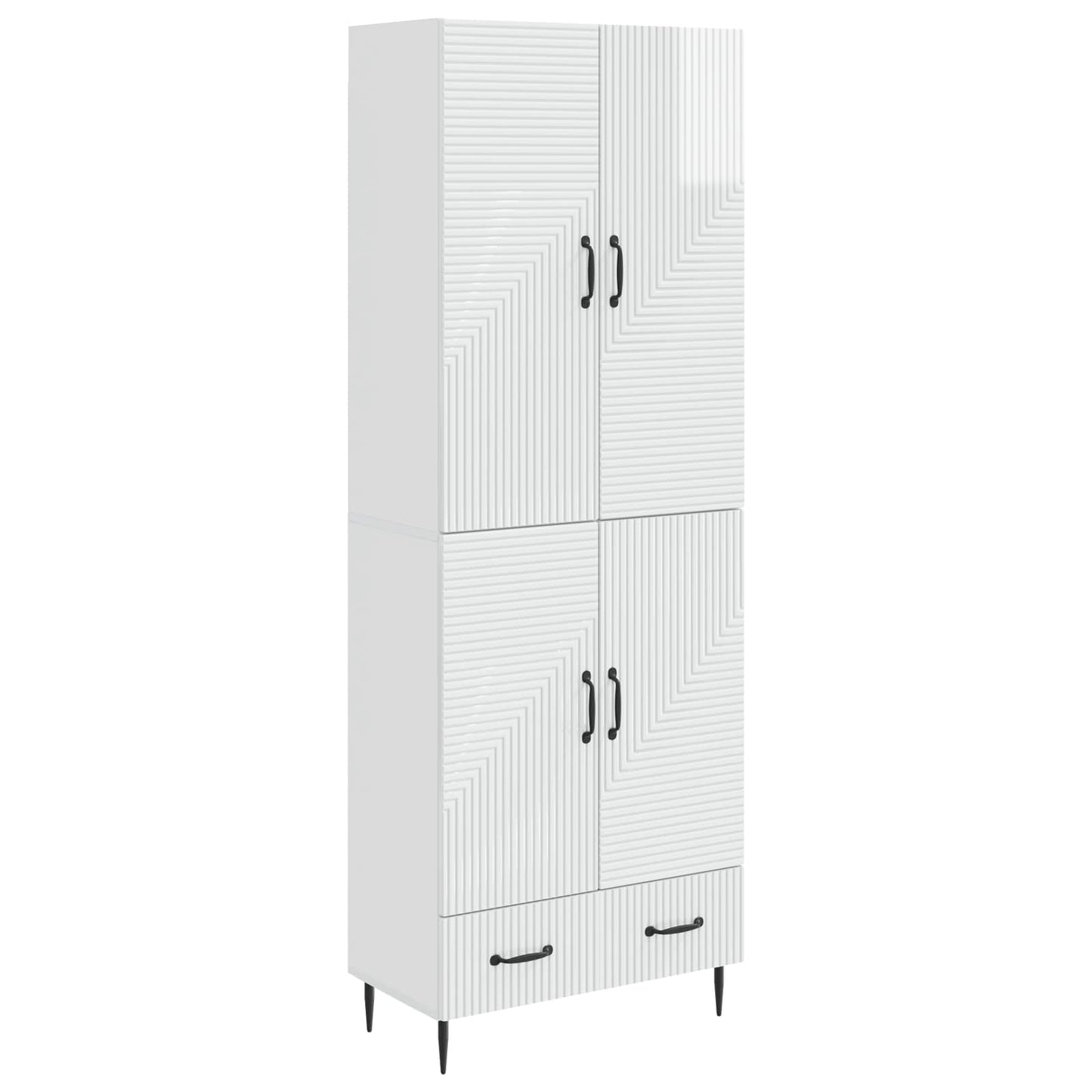 Skapsett 2 pcs 66 x 34,5 x 95 cm Konstruert tre