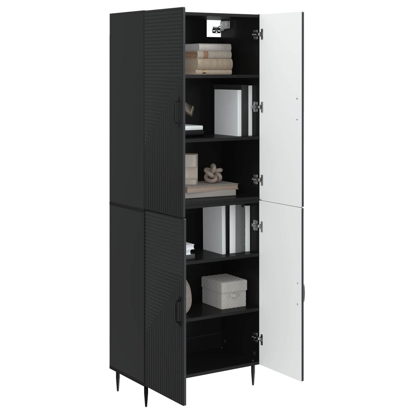 Skapsett 2 pcs 66 x 34,5 x 89,5 cm Konstruert tre