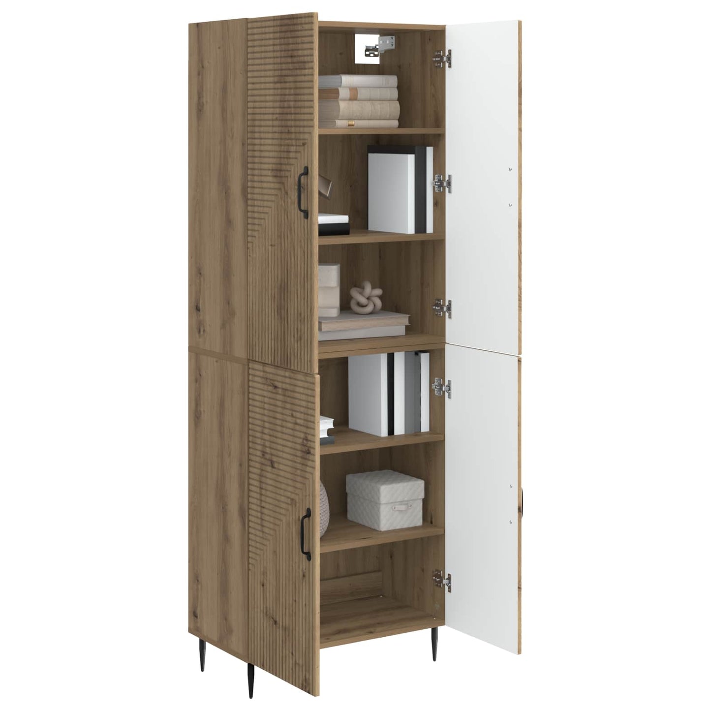 Skapsett 2 pcs 66 x 34,5 x 89,5 cm Konstruert tre