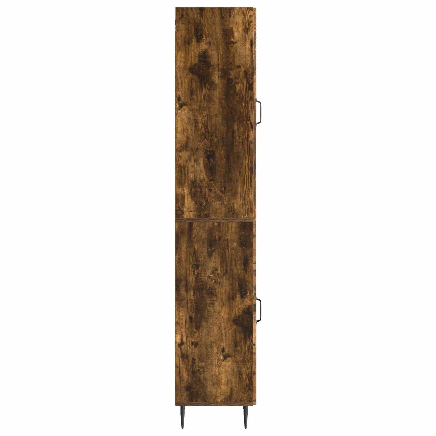Skapsett 2 pcs Røkt Eik 33 x 34,5 x 89,5 cm Konstruert tre