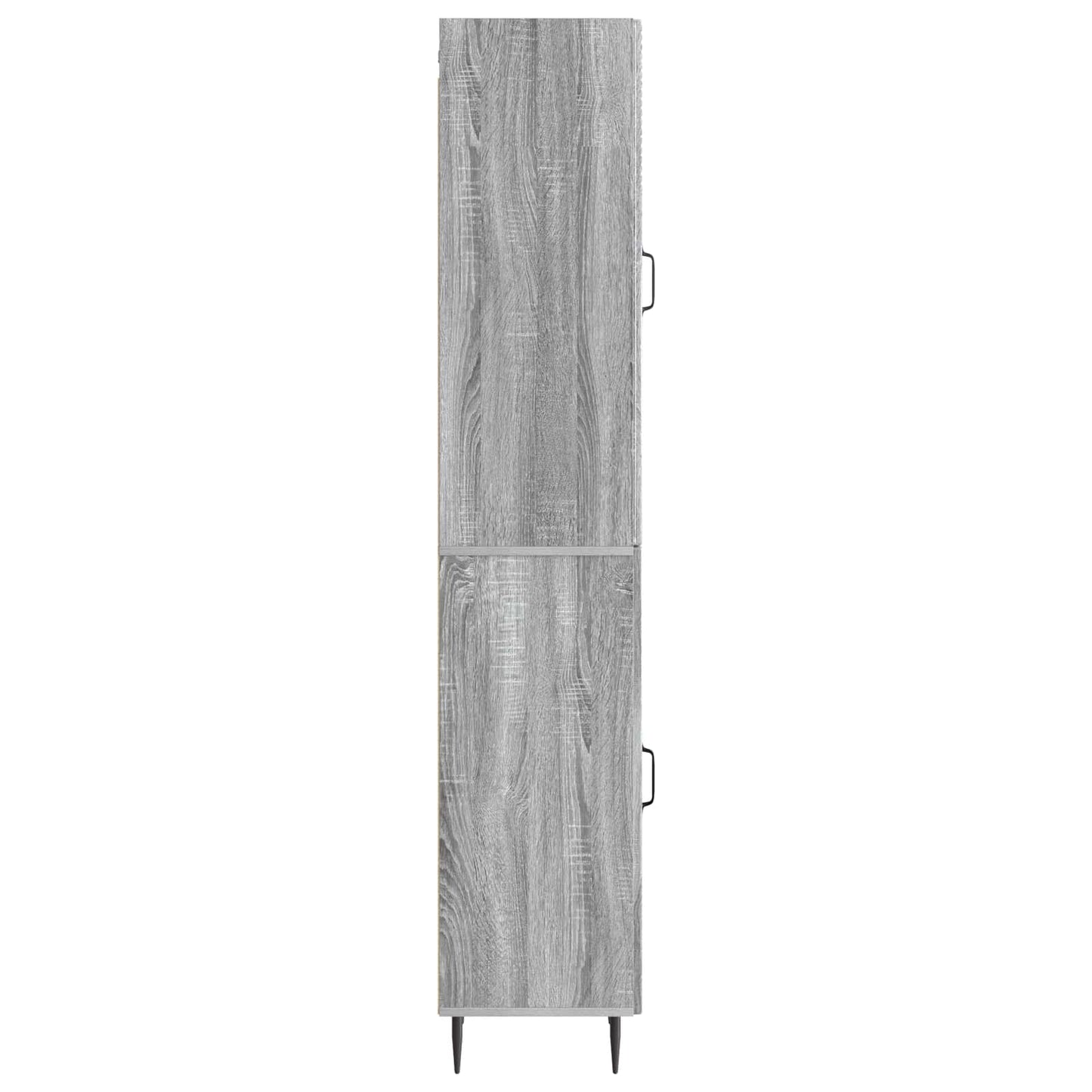 Skapsett 2 pcs Grå Sonoma 33 x 34,5 x 89,5 cm Konstruert tre