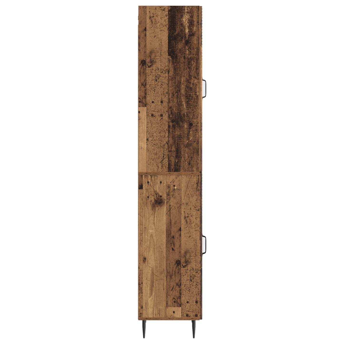 Skapsett 2 pcs Gammelt tre 33 x 34,5 x 89,5 cm Konstruert tre
