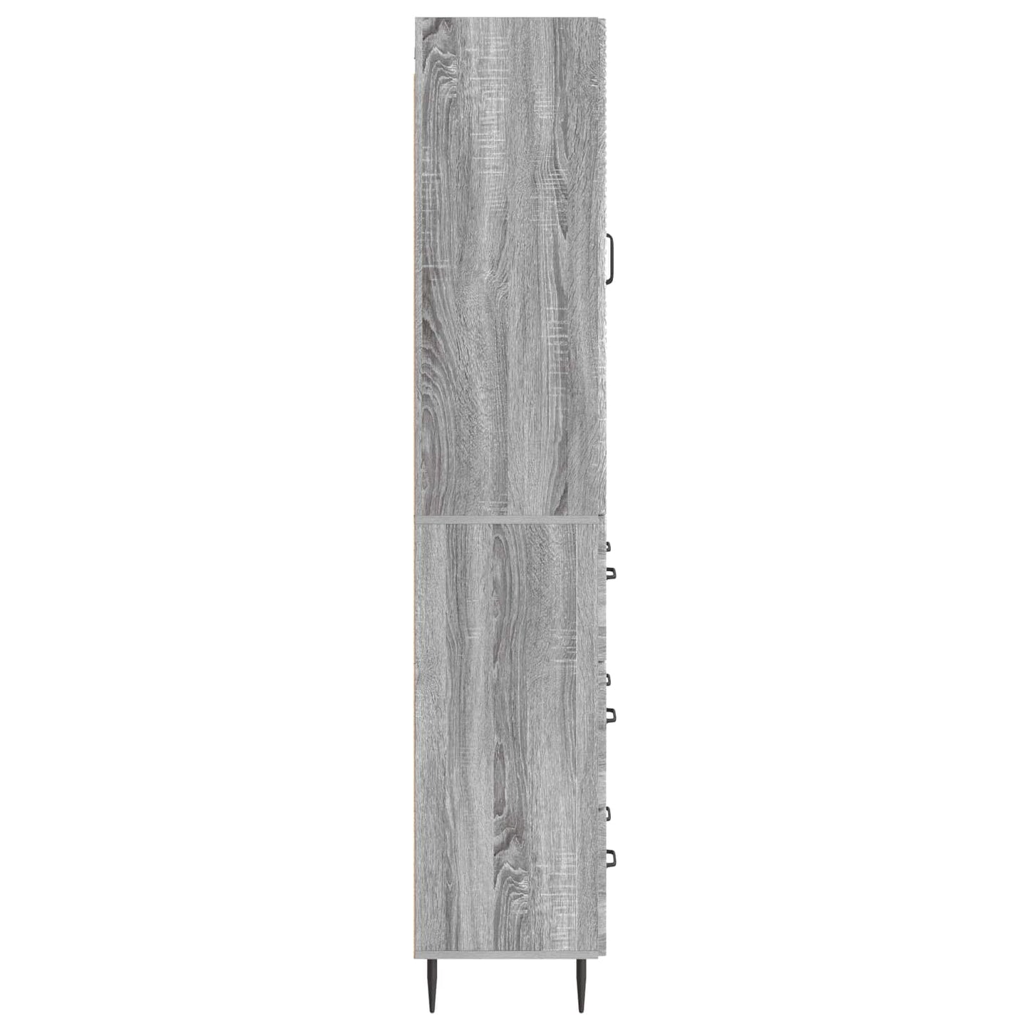 Skapsett 2 pcs Grå Sonoma 66 x 34,5 x 90 cm Konstruert tre