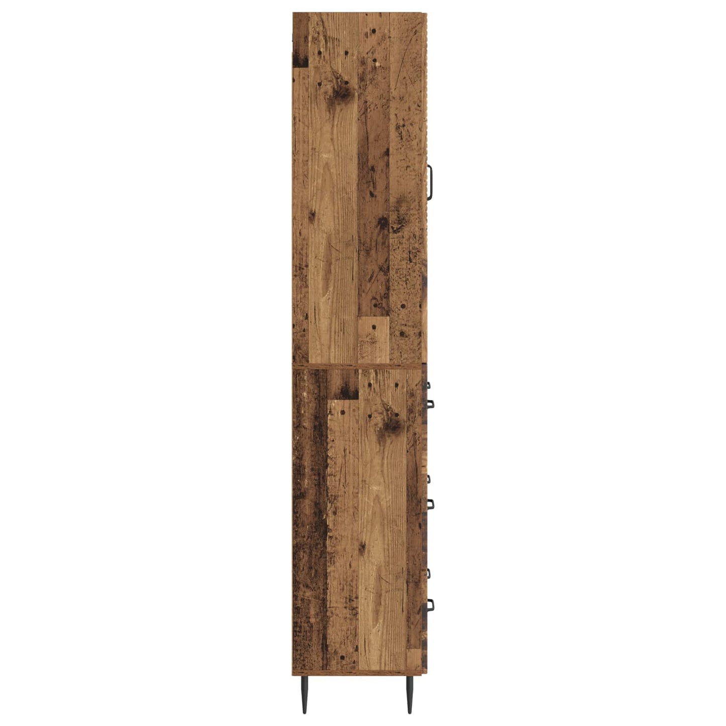 Skapsett 2 pcs Gammelt tre 66 x 34,5 x 90 cm Konstruert tre