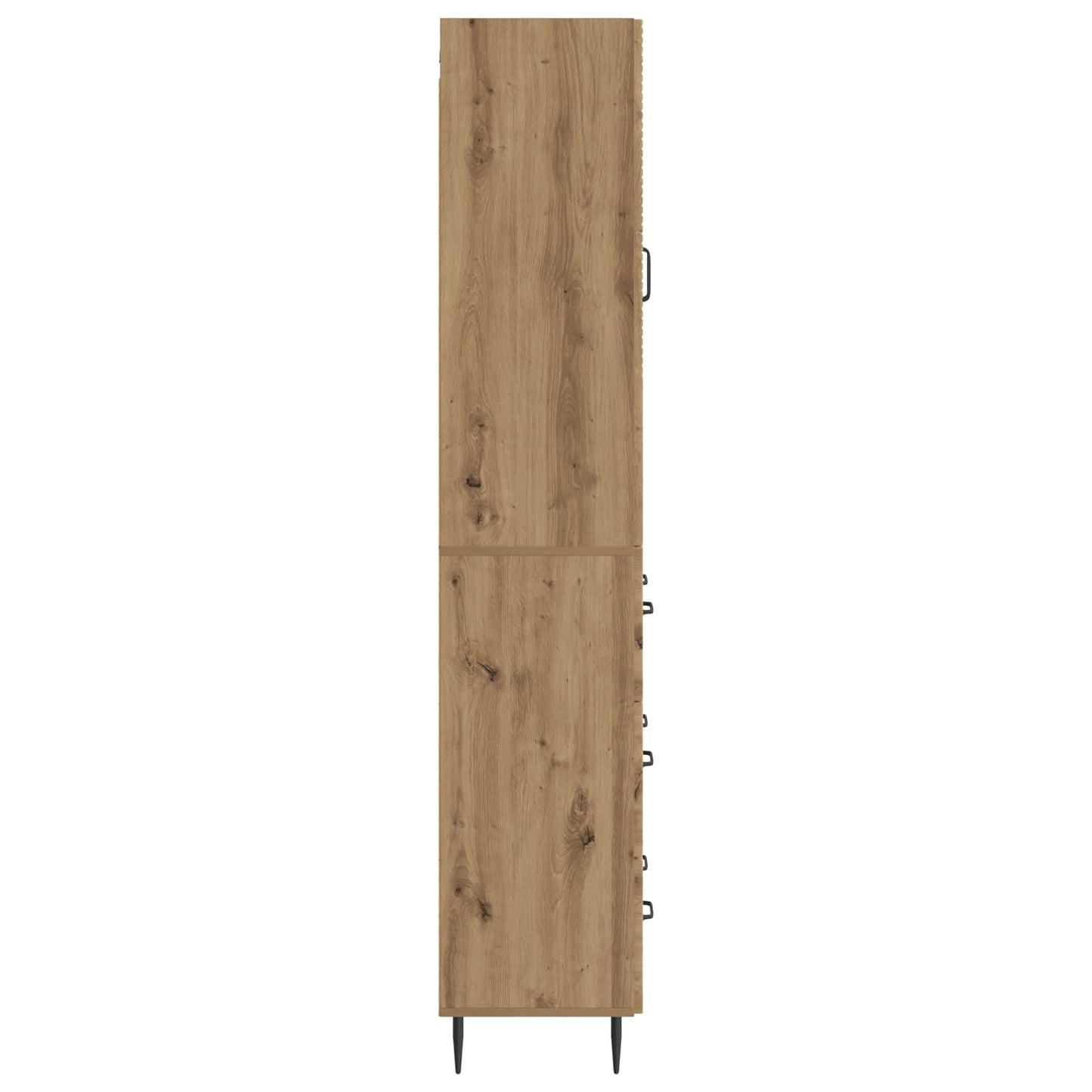 Skapsett 2 stk. 66 x 34,5 x 90 cm Konstruert tre Artisan eik