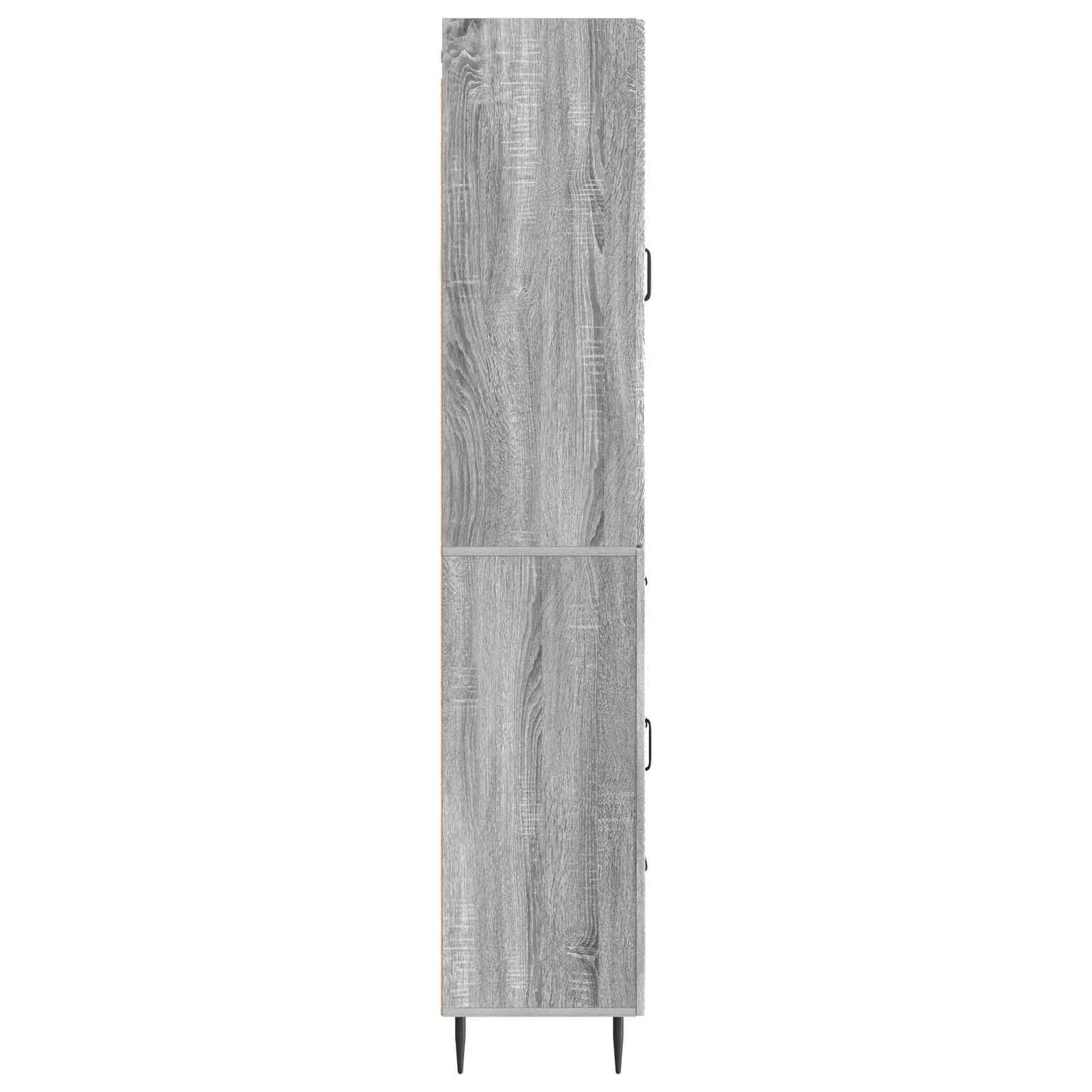 Skapsett 2 pcs Grå Sonoma 66 x 34,5 x 89,5 cm Konstruert tre