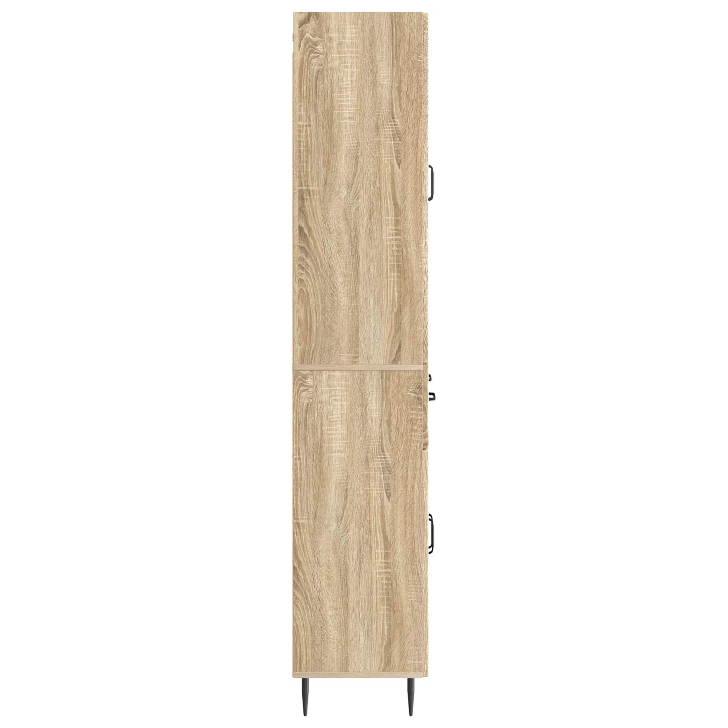 Skapsett 2 pcs Sonoma eik 66 x 34,5 x 89,5 cm Konstruert tre