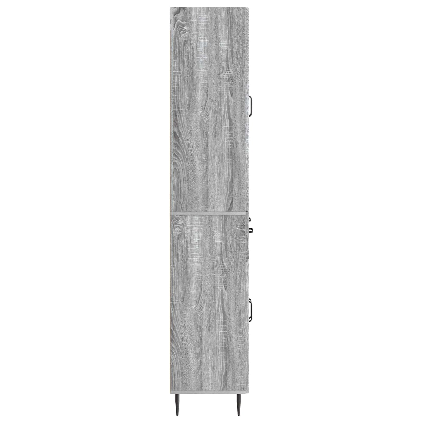 Skapsett 2 pcs Grå Sonoma 66 x 34,5 x 89,5 cm Konstruert tre