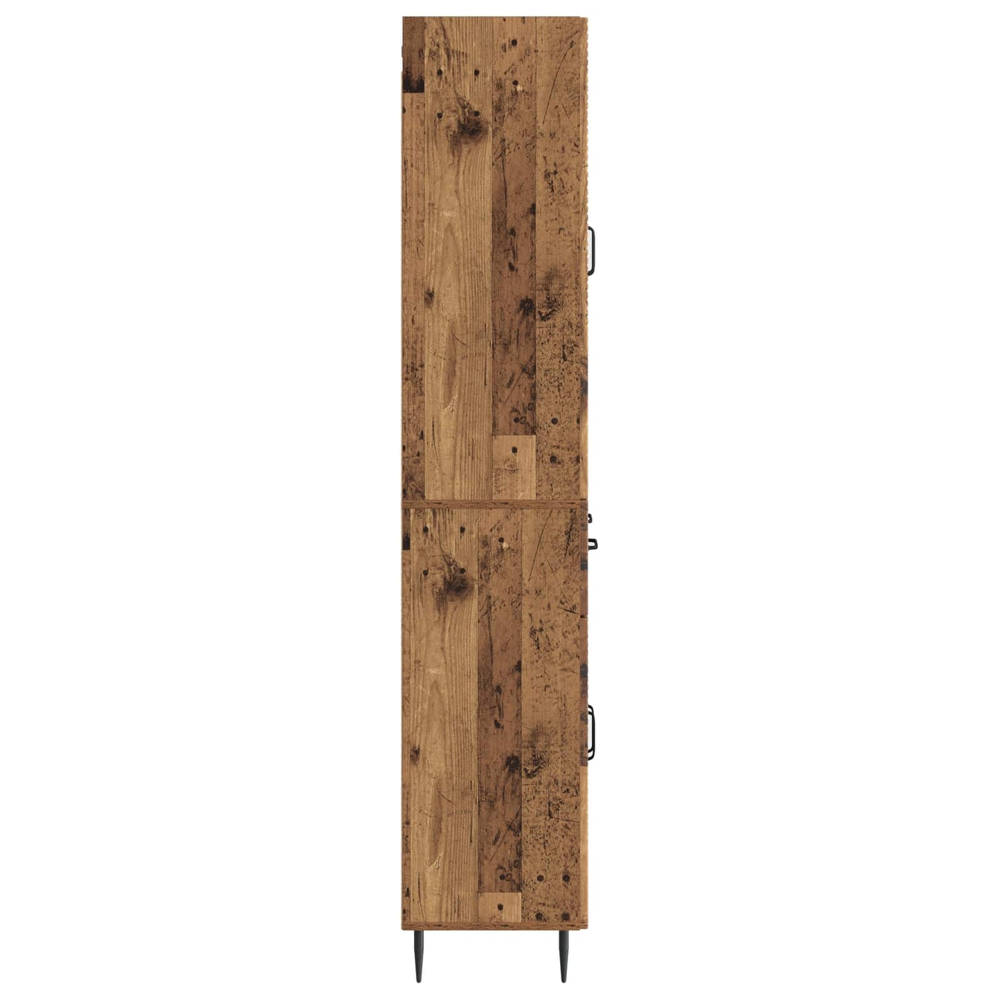 Skapsett 2 pcs Gammelt tre 66 x 34,5 x 89,5 cm Konstruert tre