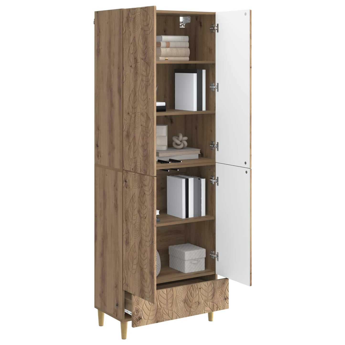 Skapsett 2 pcs Artisan eik Konstruert tre
