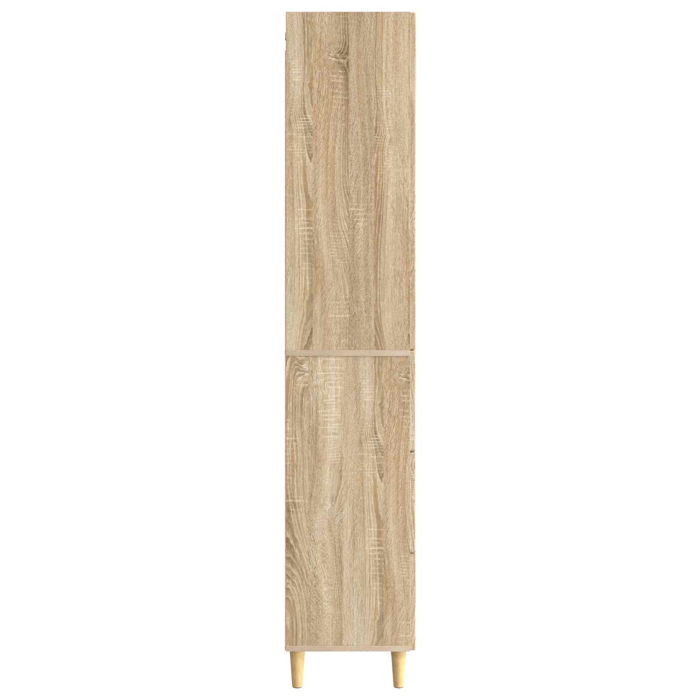 Skapsett 2 pcs Sonoma eik 66 x 34,5 x 90 cm Konstruert tre