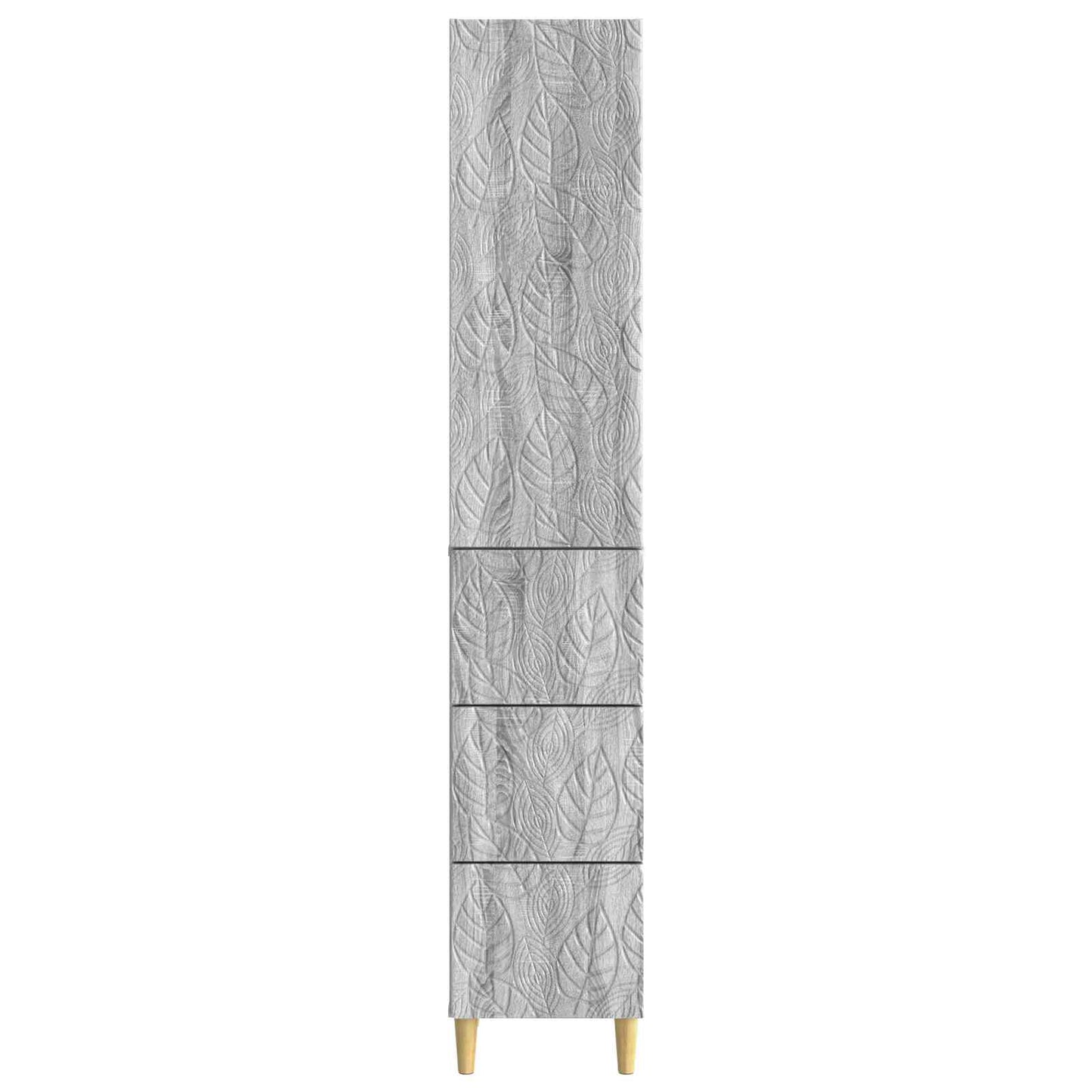 Skapsett 2 pcs Grå Sonoma 33 x 34,5 x 90 cm Konstruert tre
