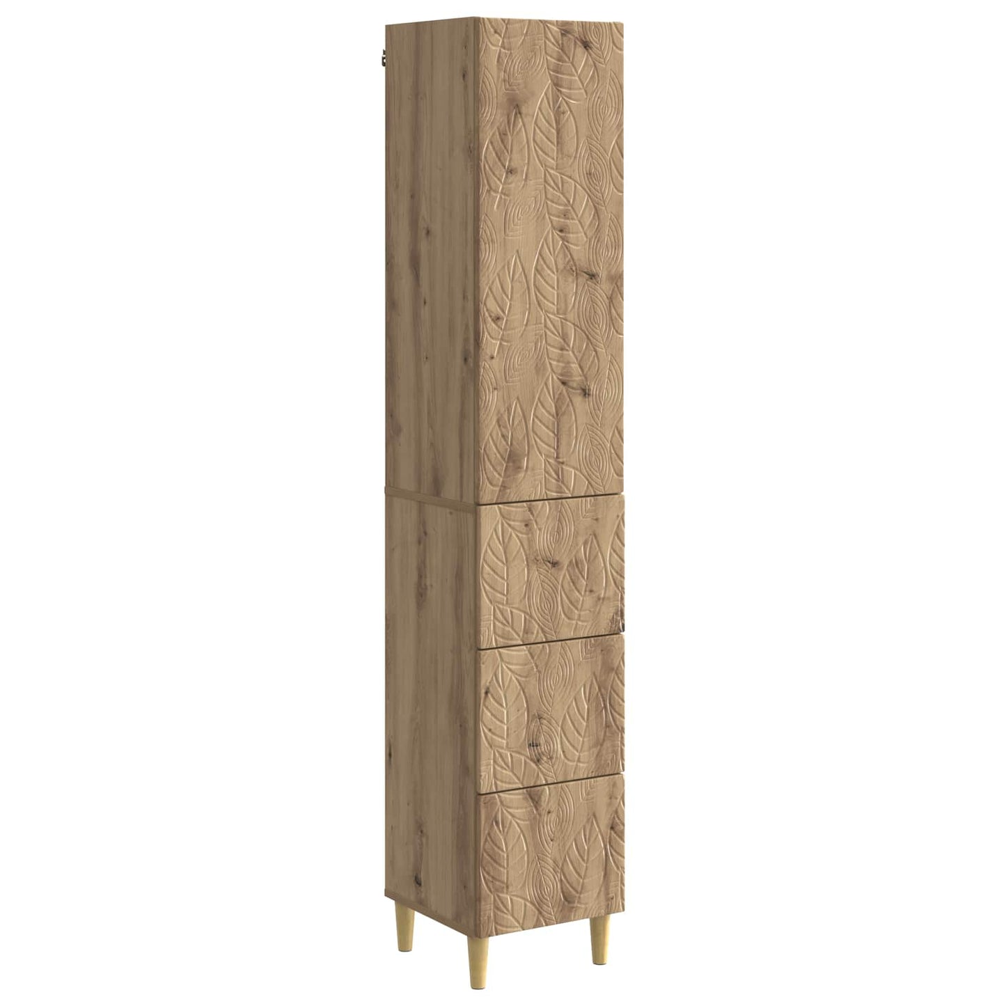 Skapsett 2 pcs Artisan eik 33 x 34,5 x 90 cm Konstruert tre