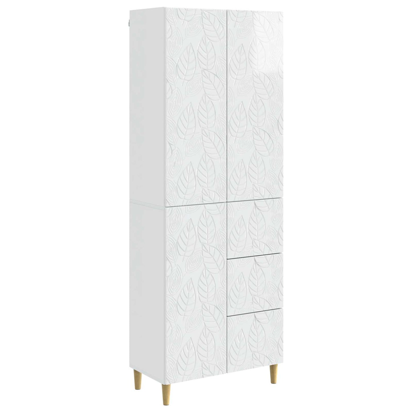 2 pcs Høgglans hvit