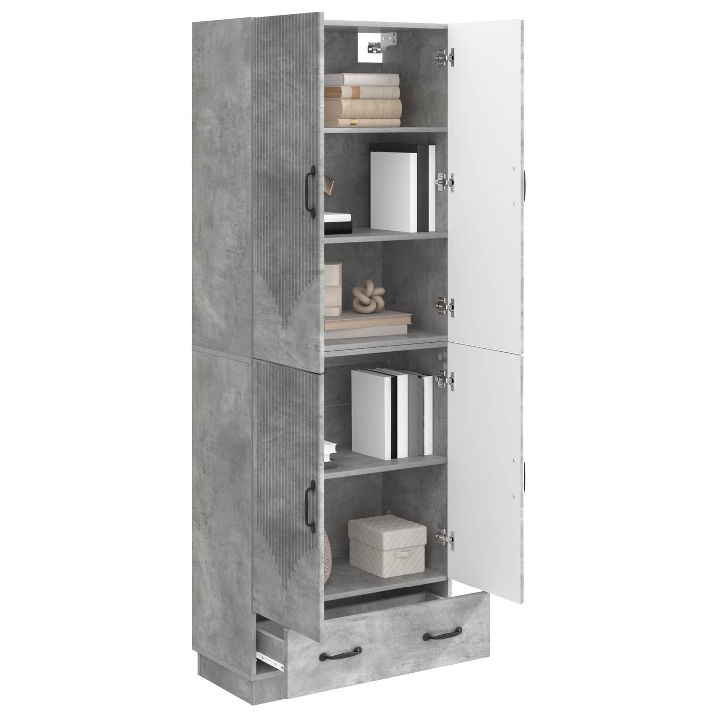 Skapsett 2 pcs Konstruert tre