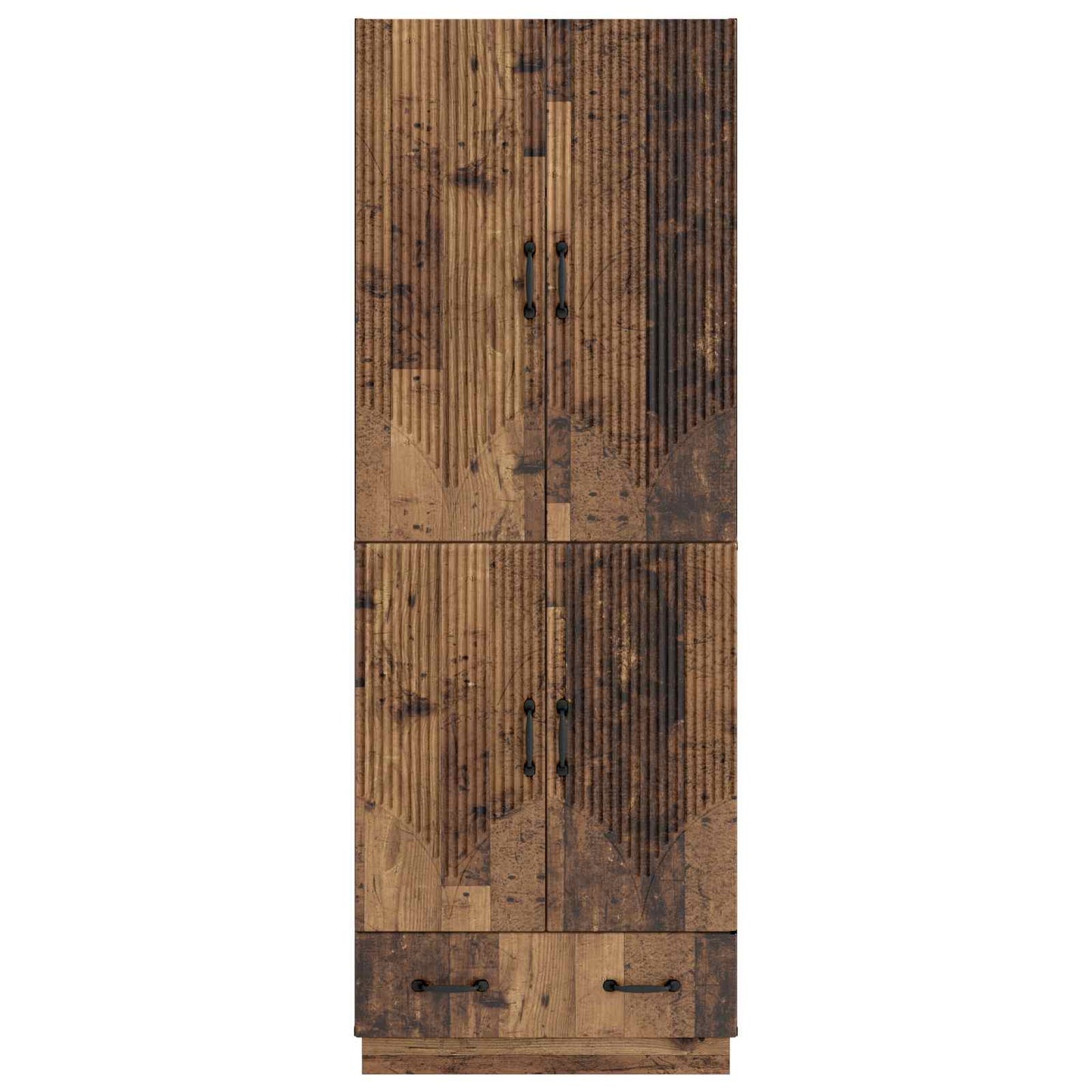 Skapsett 2 pcs Gammelt tre Konstruert tre