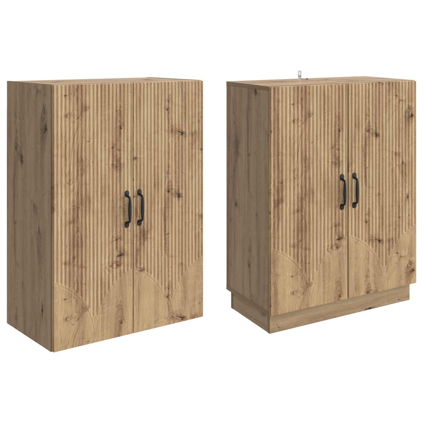 Skapsett 2 pcs Artisan eik Konstruert tre