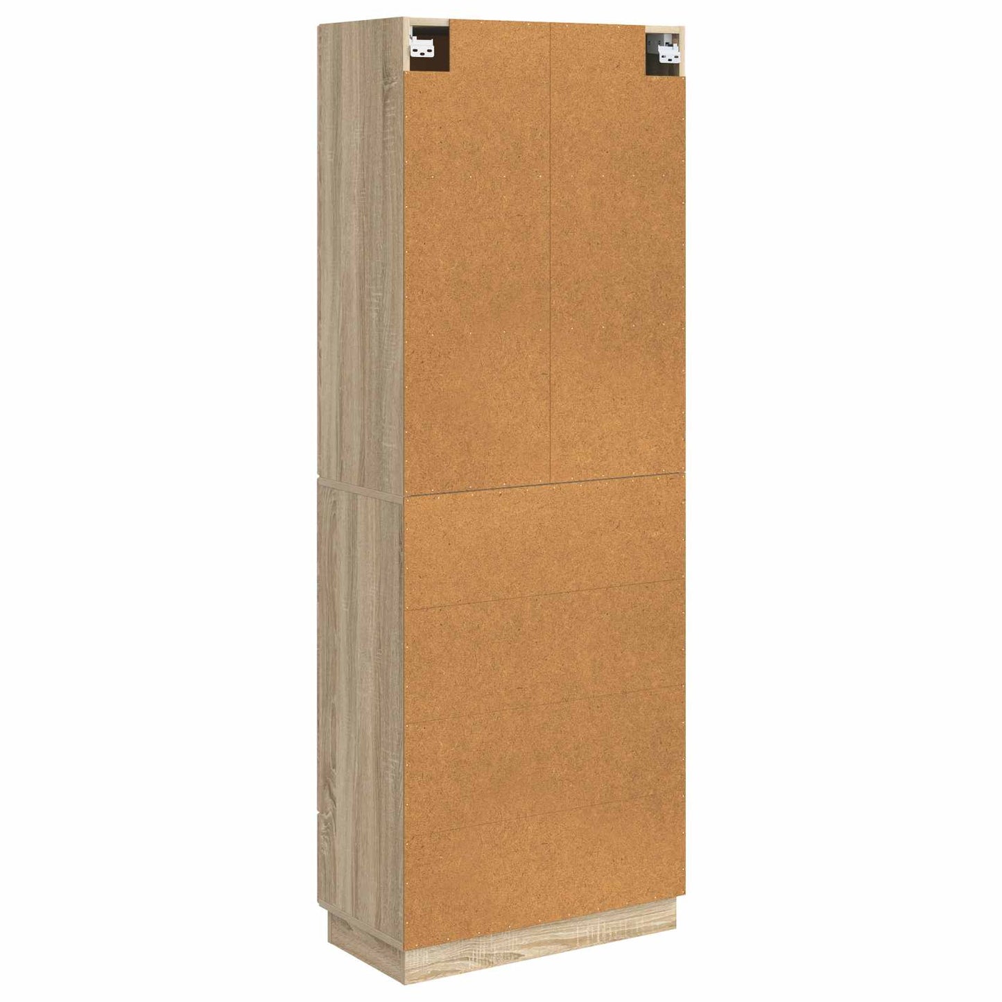 Skapsett 2 pcs Sonoma eik 66 x 34,5 x 87 cm Konstruert tre