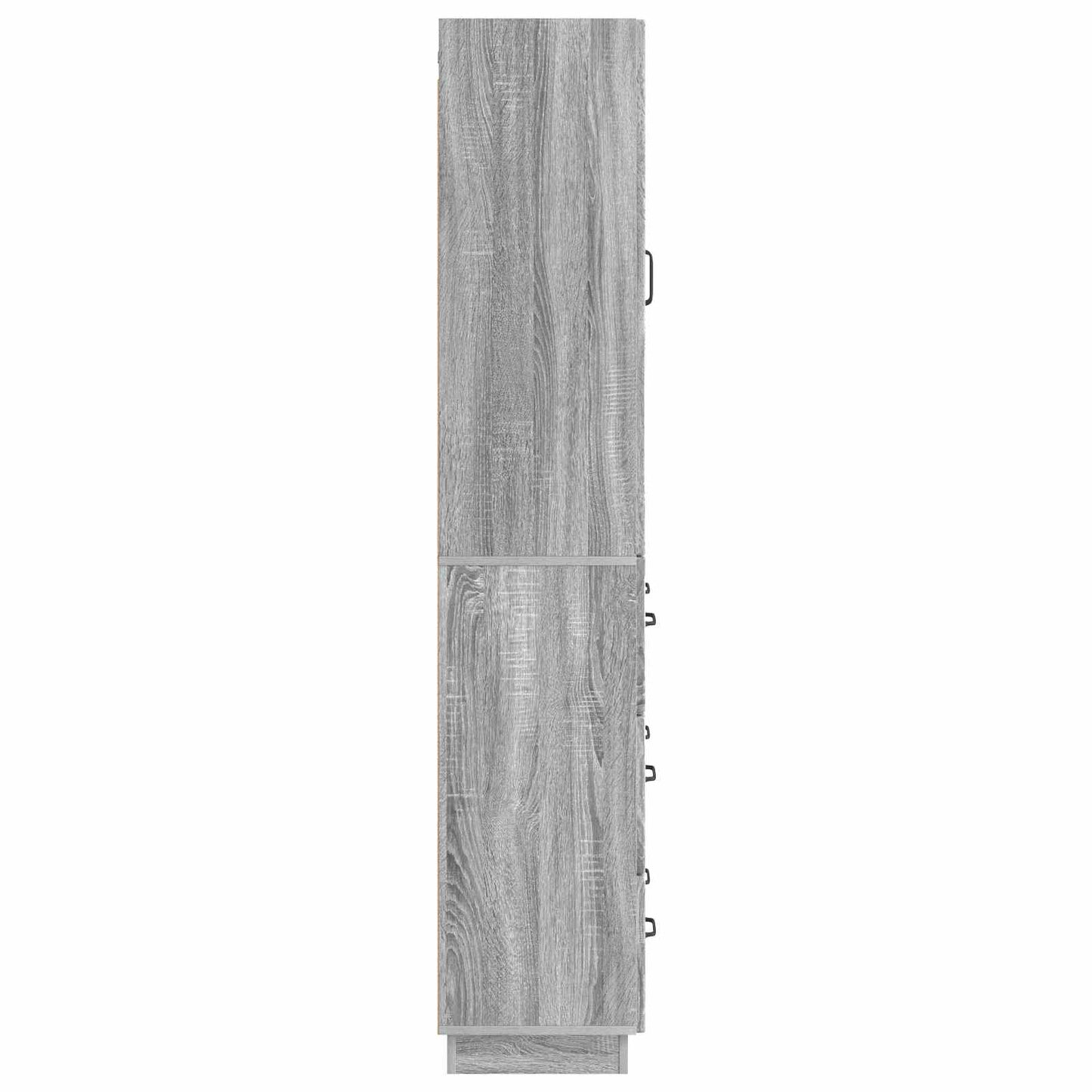 Skapsett 2 pcs Grå Sonoma 66 x 34,5 x 87 cm Konstruert tre