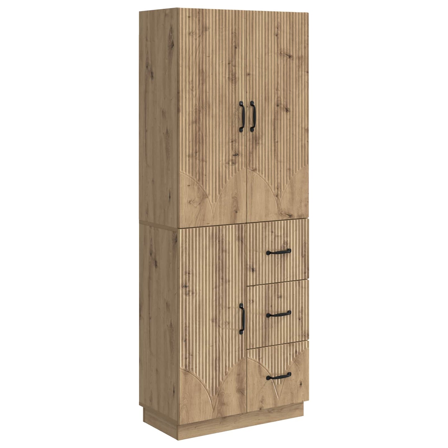 Skapsett 2 pcs Artisan eik Konstruert tre