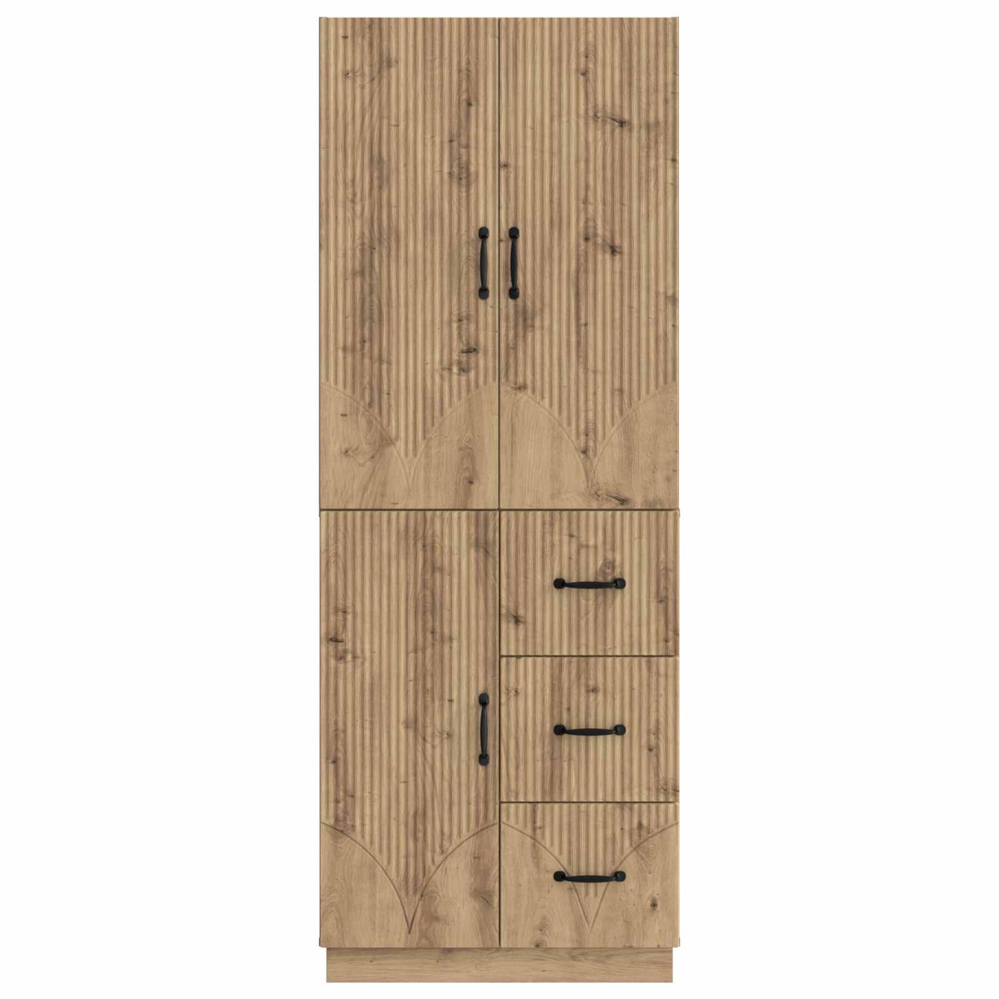 Skapsett 2 pcs Artisan eik Konstruert tre