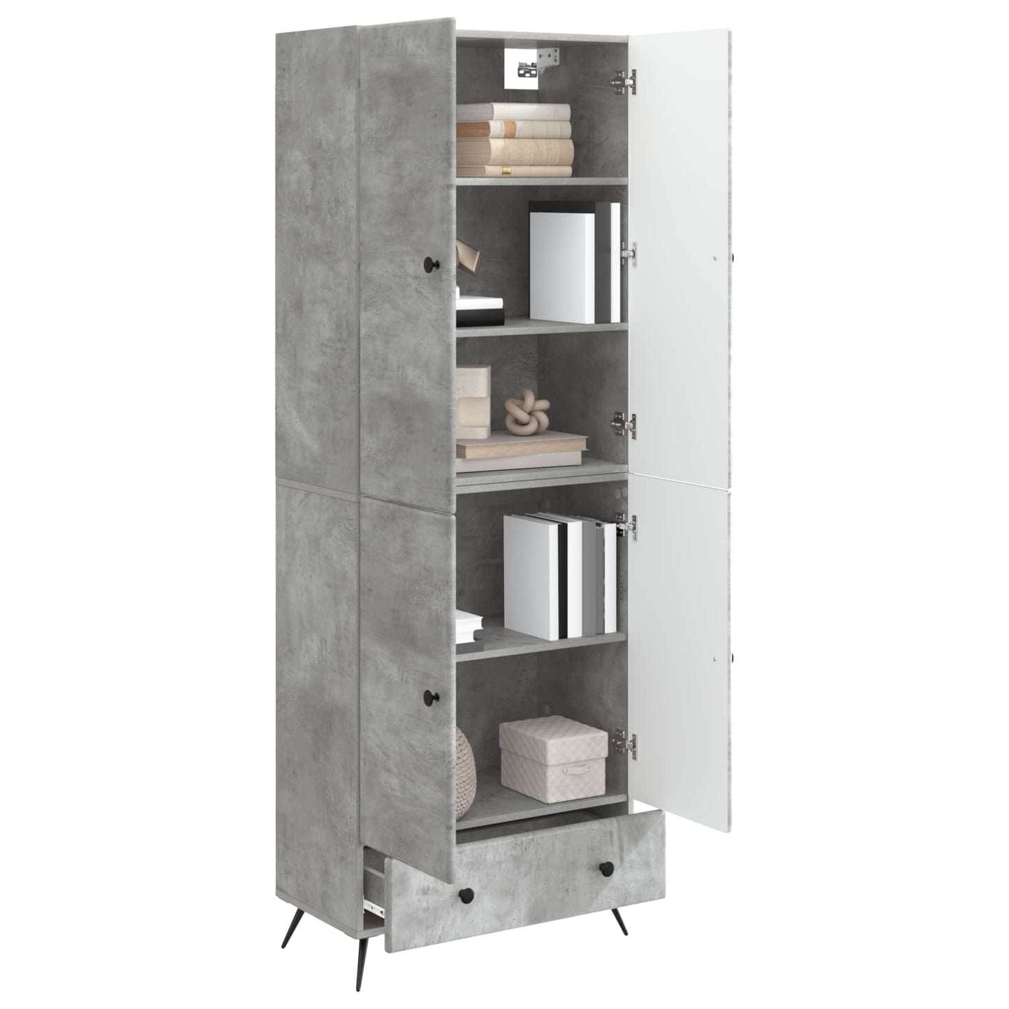 Skapsett 2 pcs Konstruert tre