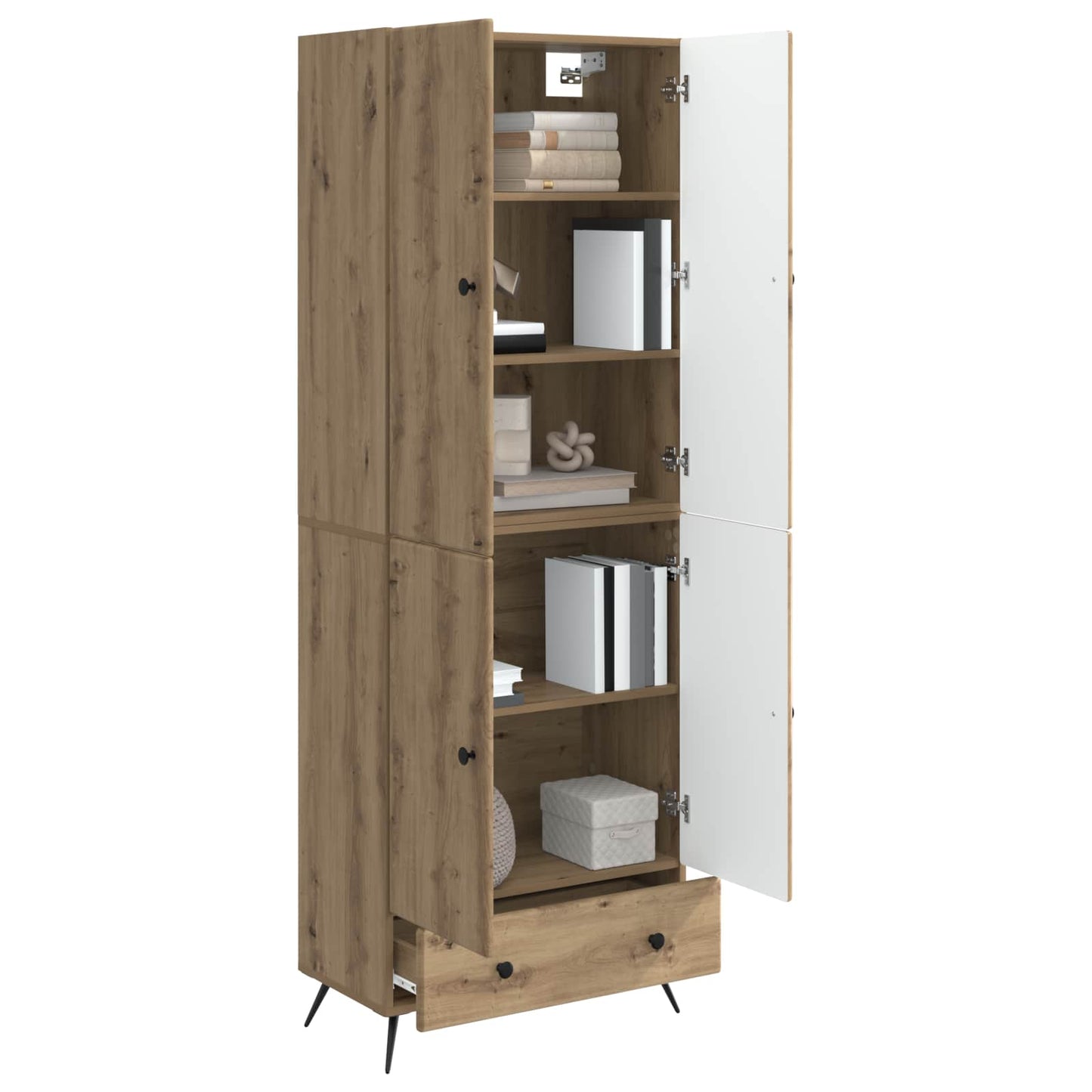 Skapsett 2 pcs Artisan eik Konstruert tre