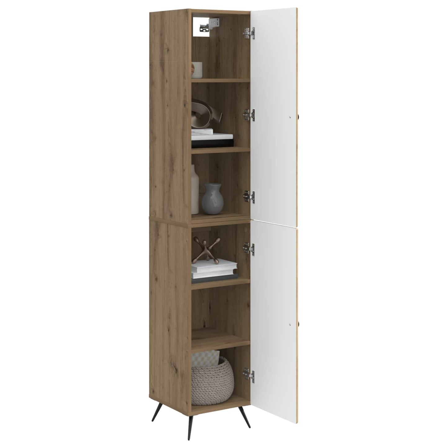 Skapsett 2 pcs Konstruert tre