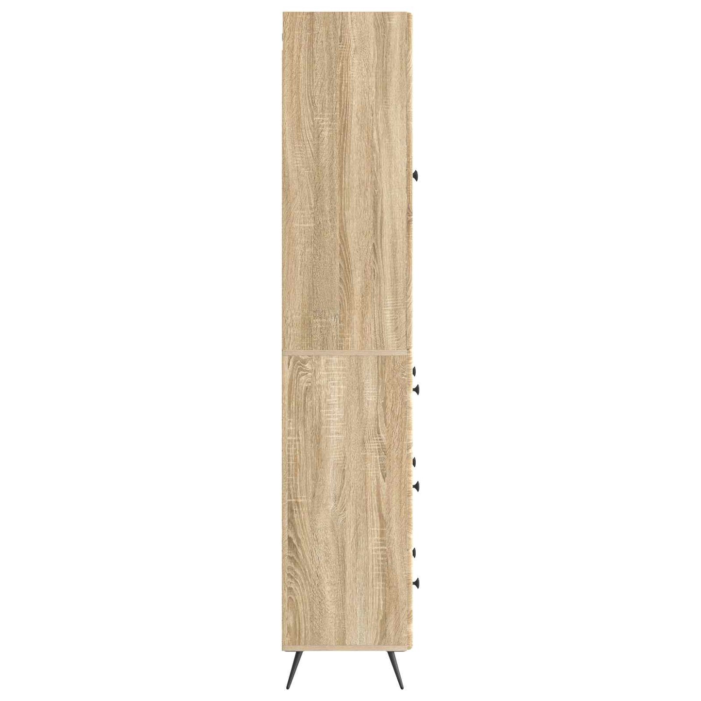Skapsett 2 pcs Sonoma eik 66 x 34,5 x 90 cm Konstruert tre