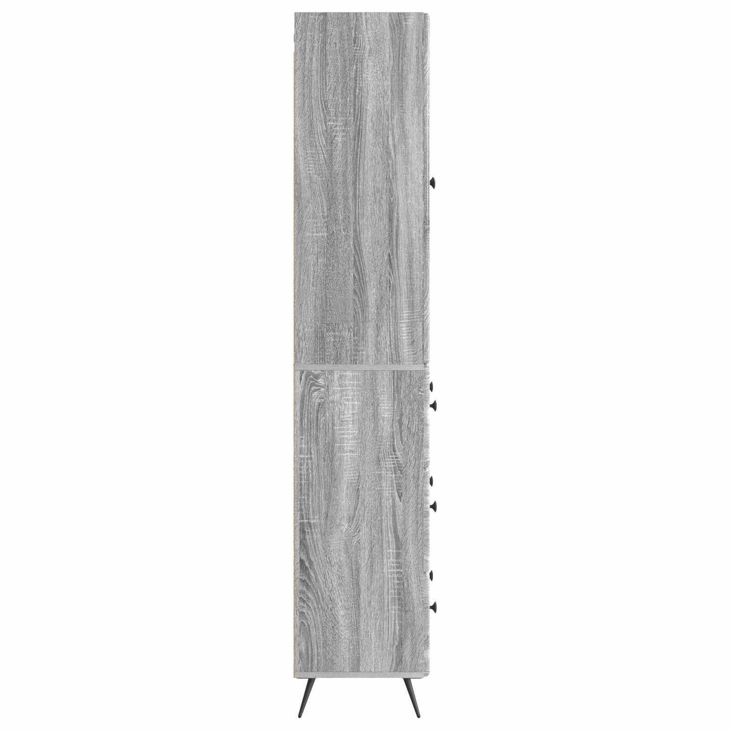 Skapsett 2 pcs Grå Sonoma 66 x 34,5 x 90 cm Konstruert tre