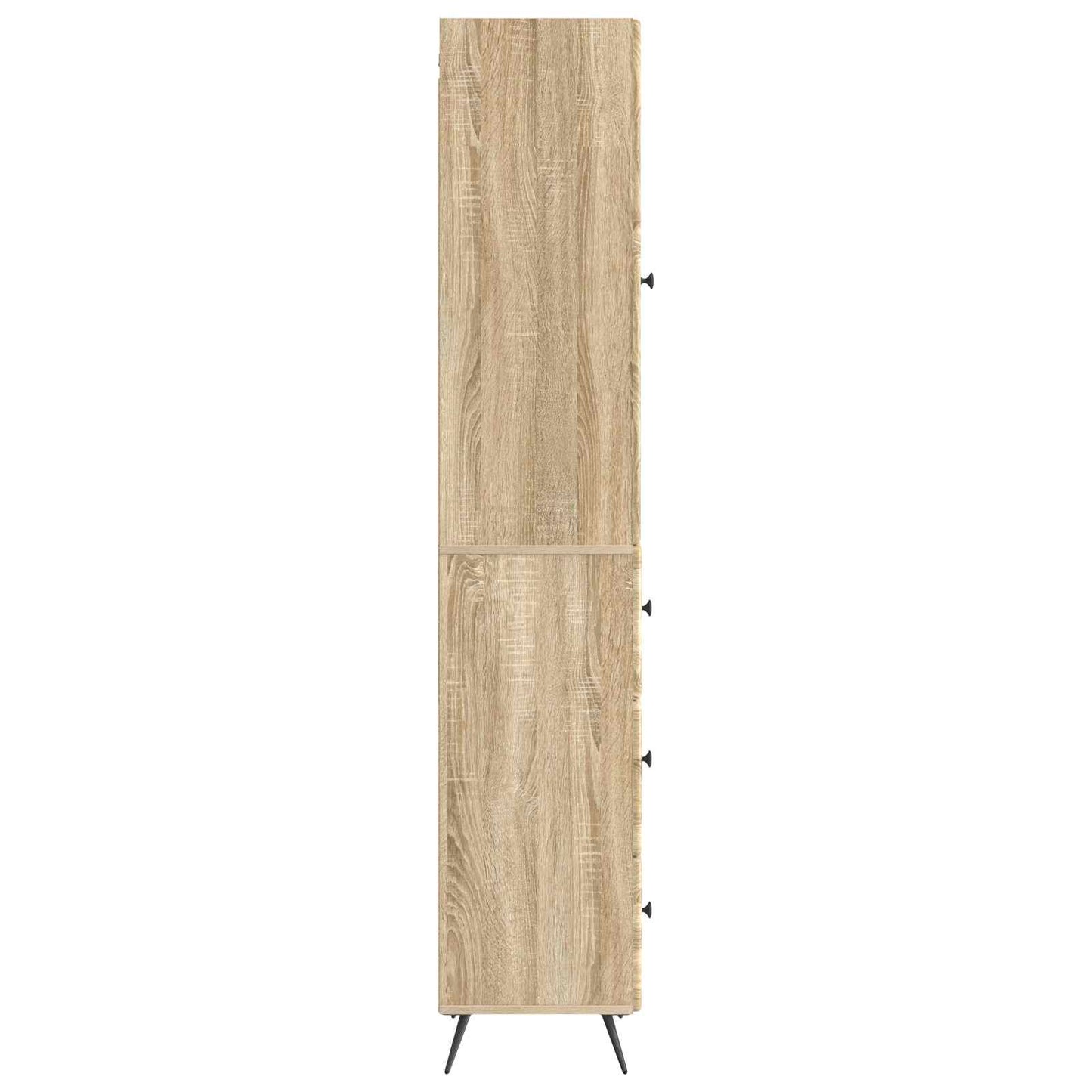 Skapsett 2 pcs Sonoma eik 34,5 x 34,5 x 90 cm Konstruert tre