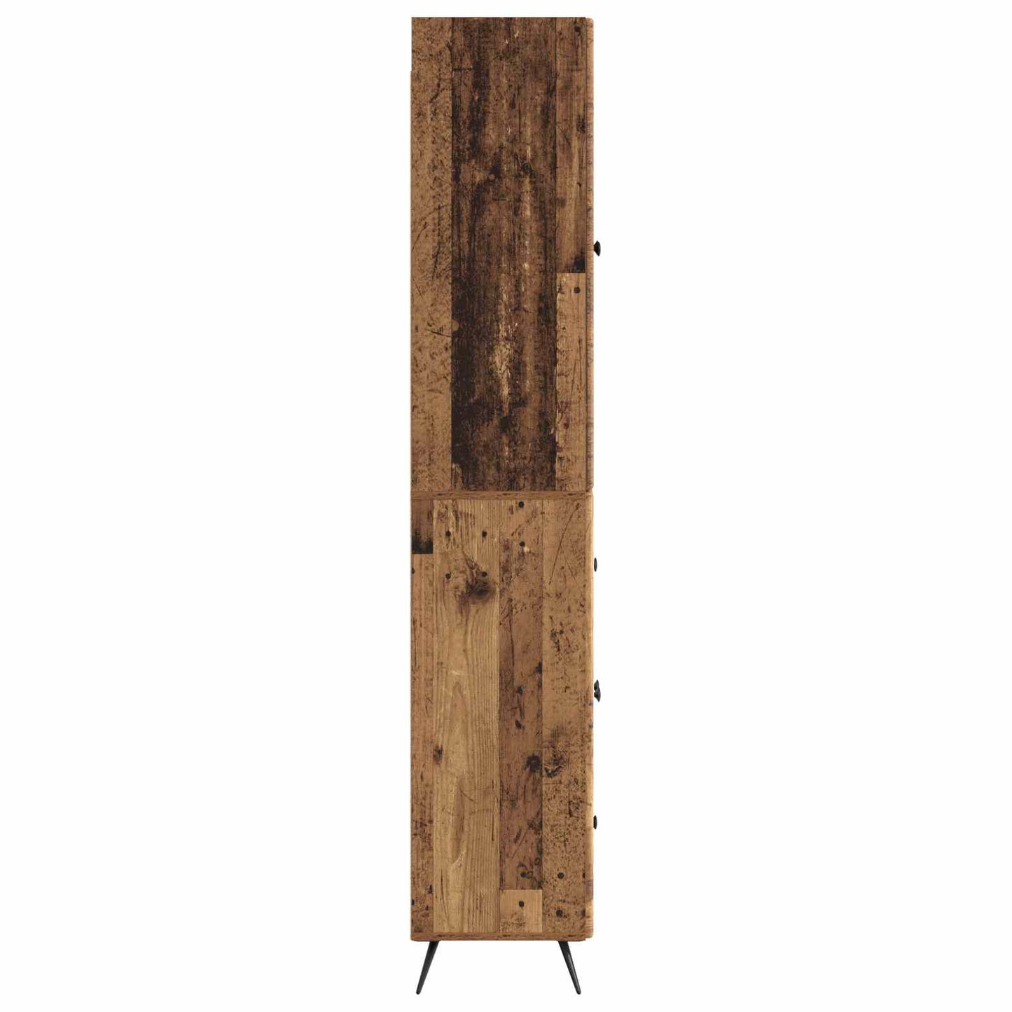 Skapsett 2 pcs Gammelt tre Konstruert tre