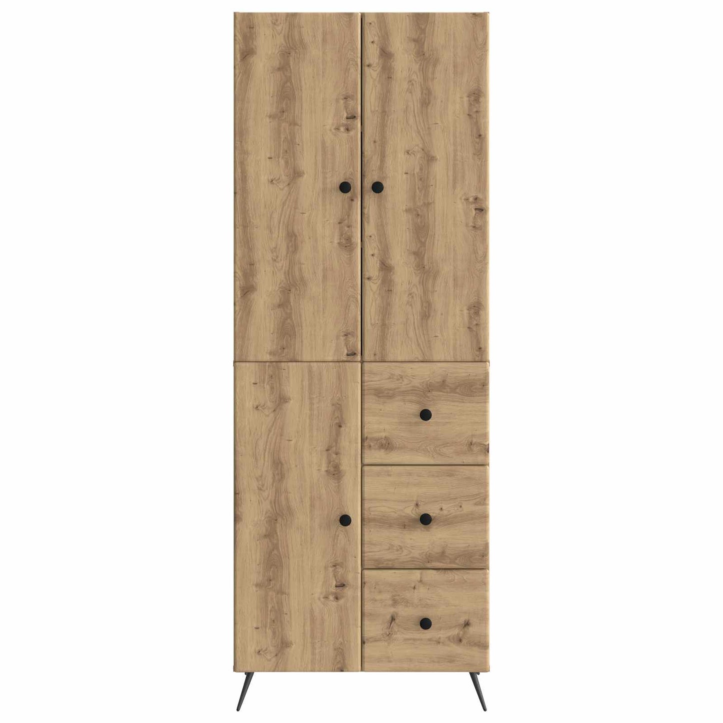 Skapsett 2 pcs Artisan eik Konstruert tre