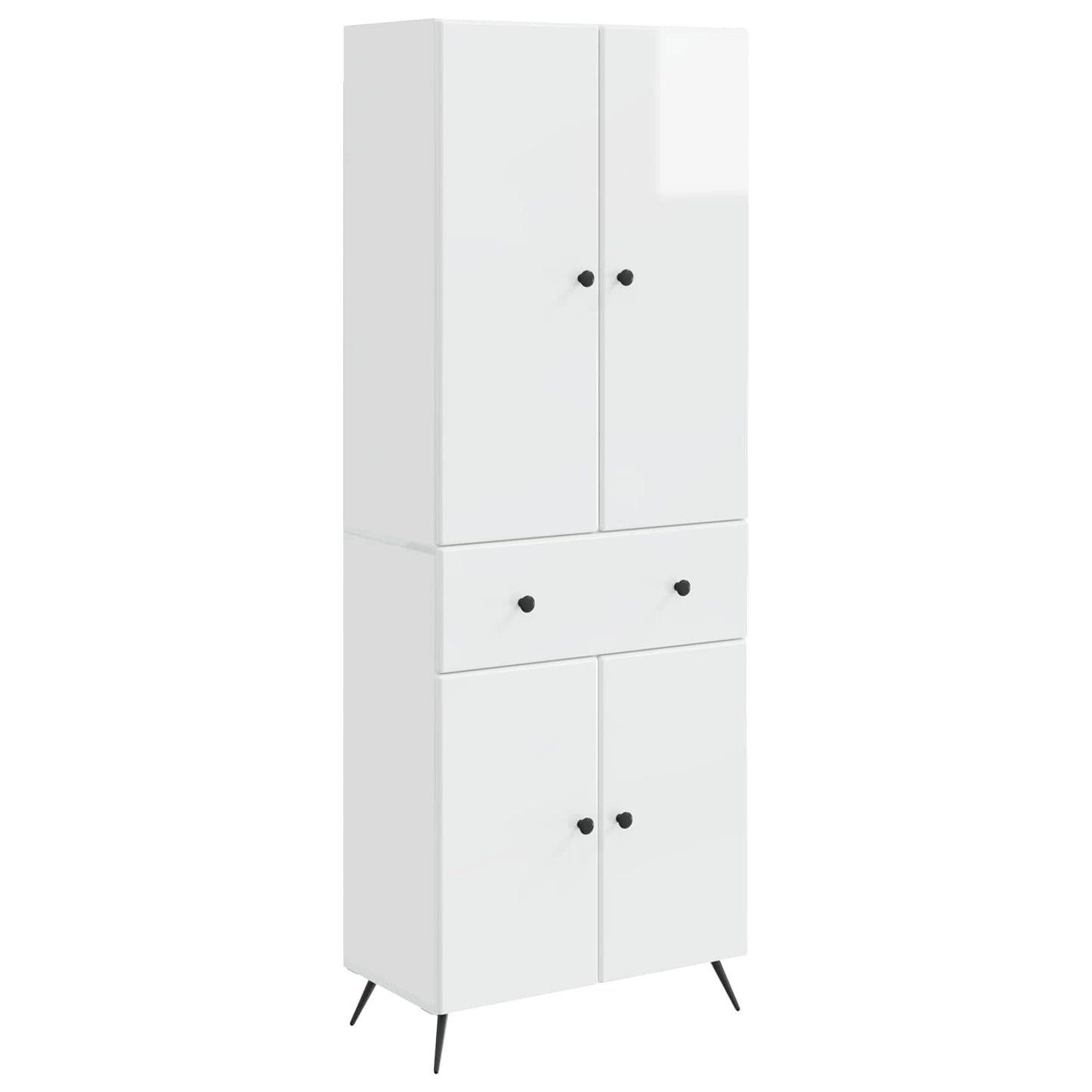 2 pcs Høgglans hvit