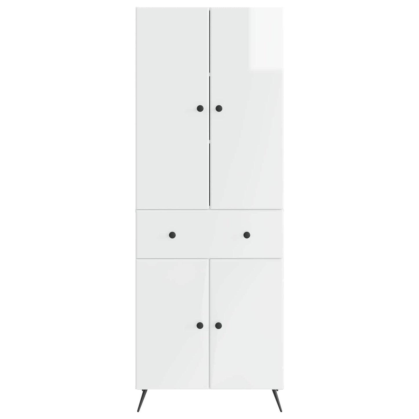 2 pcs Høgglans hvit
