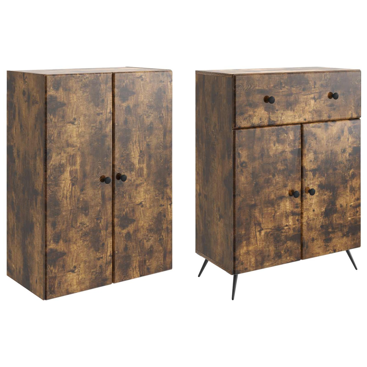 2 pcs Røkt Eik