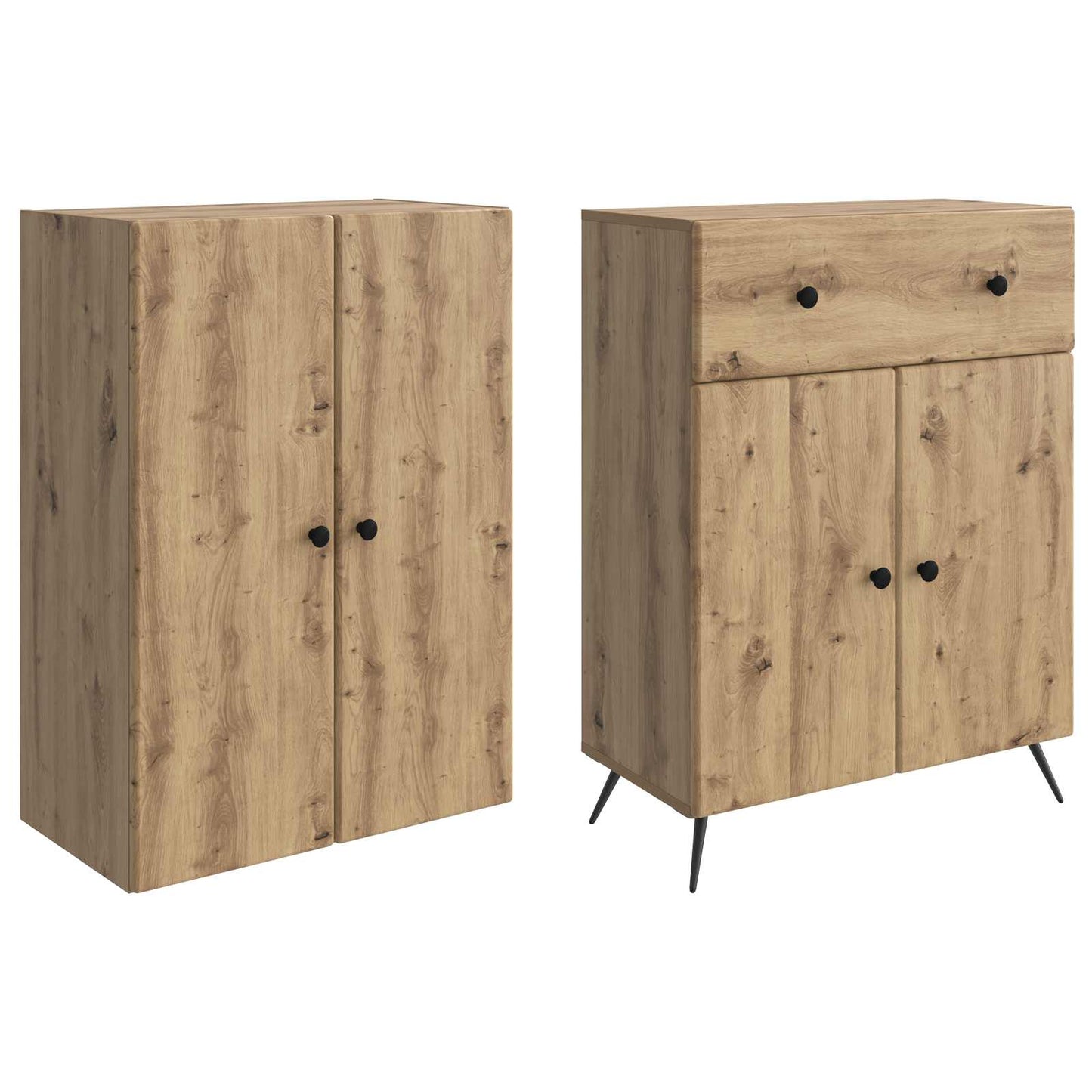 2 pcs Artisan eik