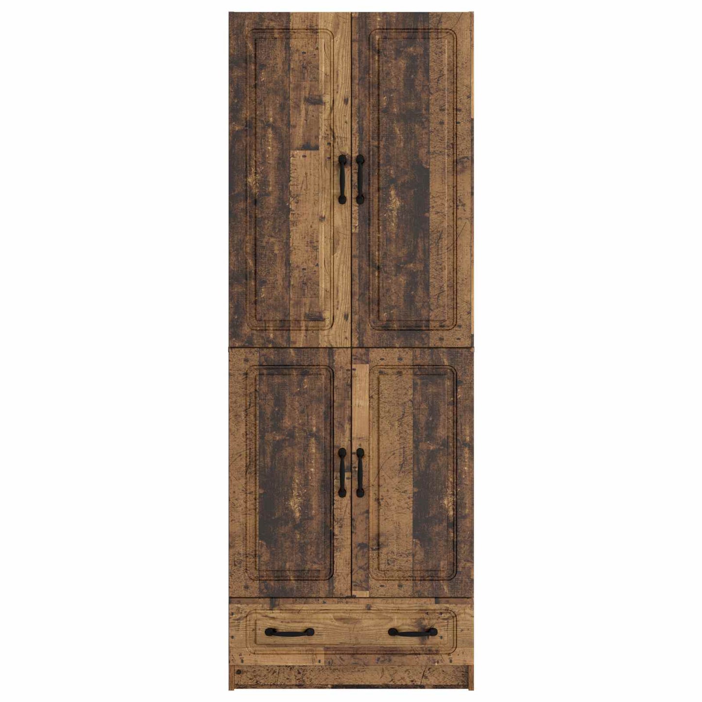 Skapsett 2 pcs Gammelt tre Konstruert tre