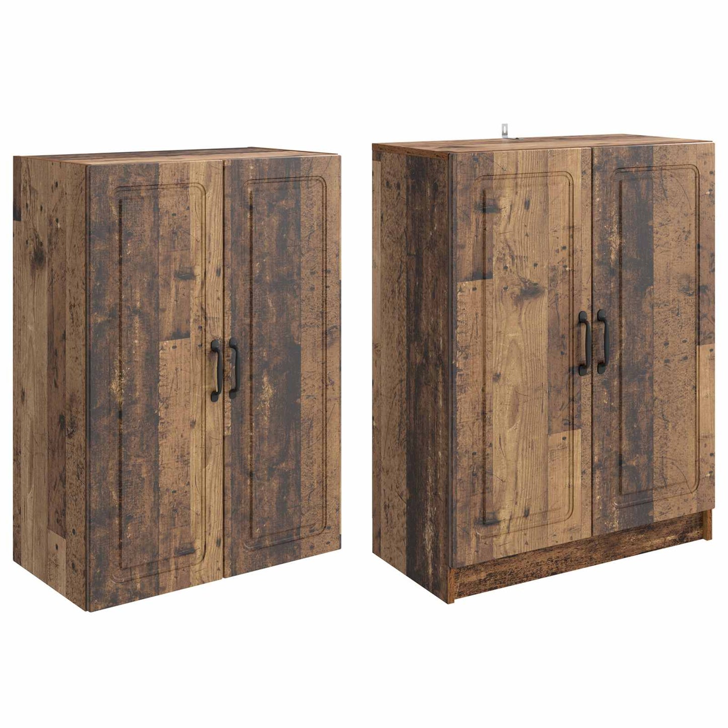 Skapsett 2 pcs Konstruert tre