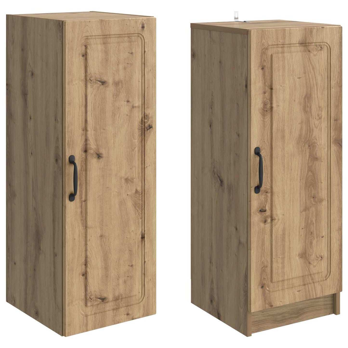 Skapsett 2 pcs Artisan eik Konstruert tre