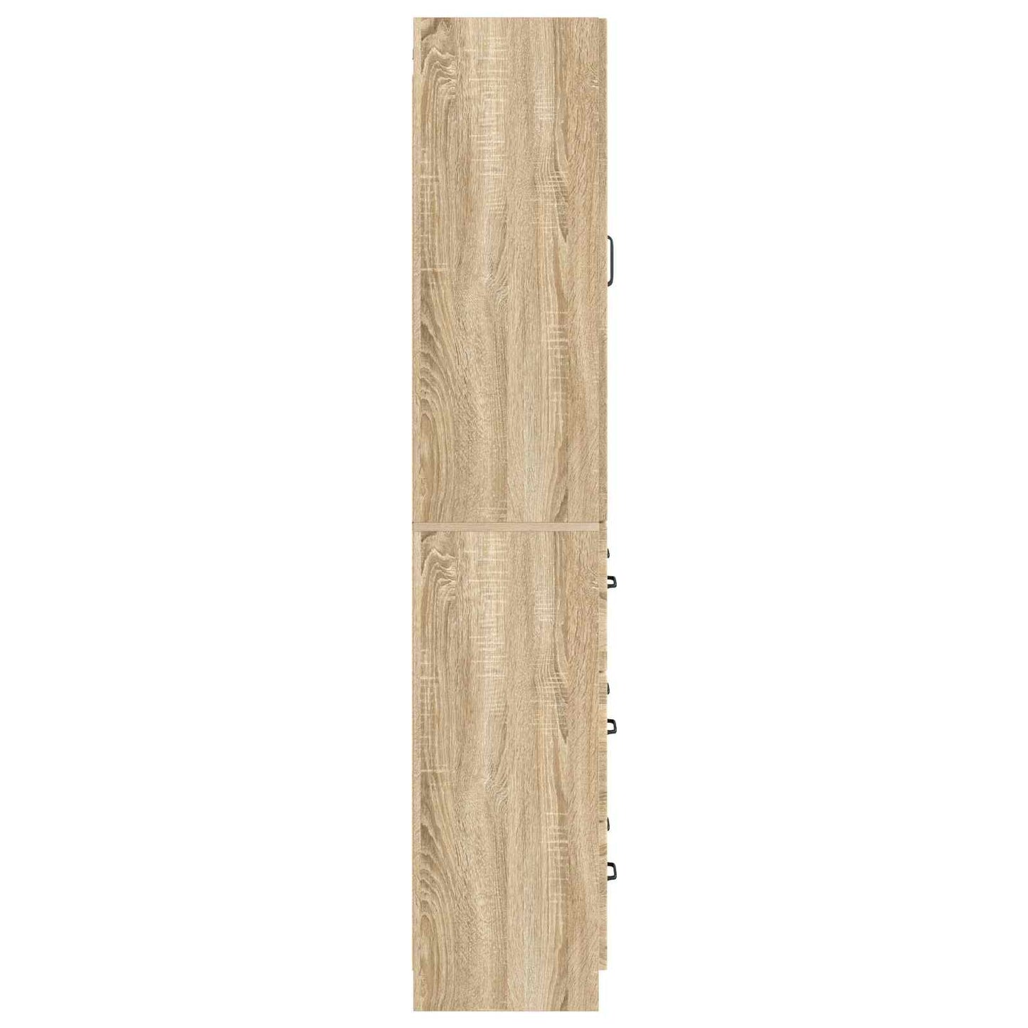 Skapsett 2 pcs Sonoma eik 66 x 34,5 x 87 cm Konstruert tre