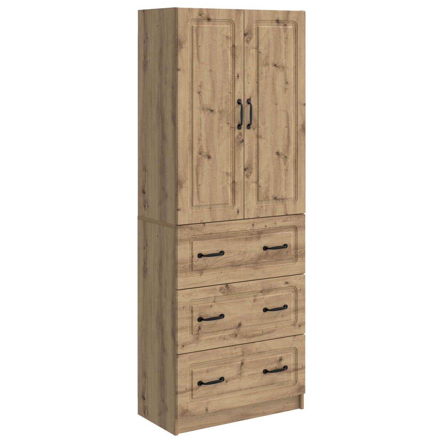 Skapsett 2 pcs Artisan eik 66 x 34,5 x 87 cm Konstruert tre