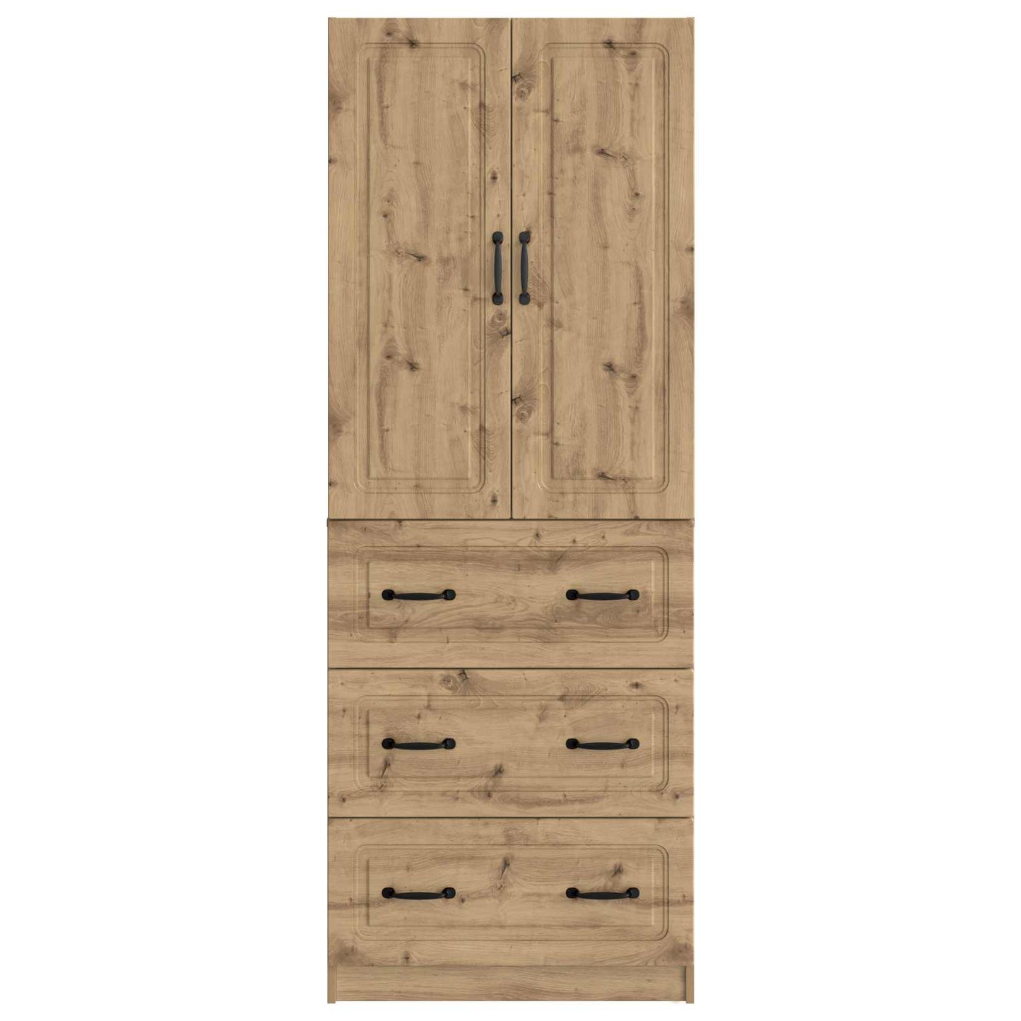 Skapsett 2 pcs Artisan eik 66 x 34,5 x 87 cm Konstruert tre