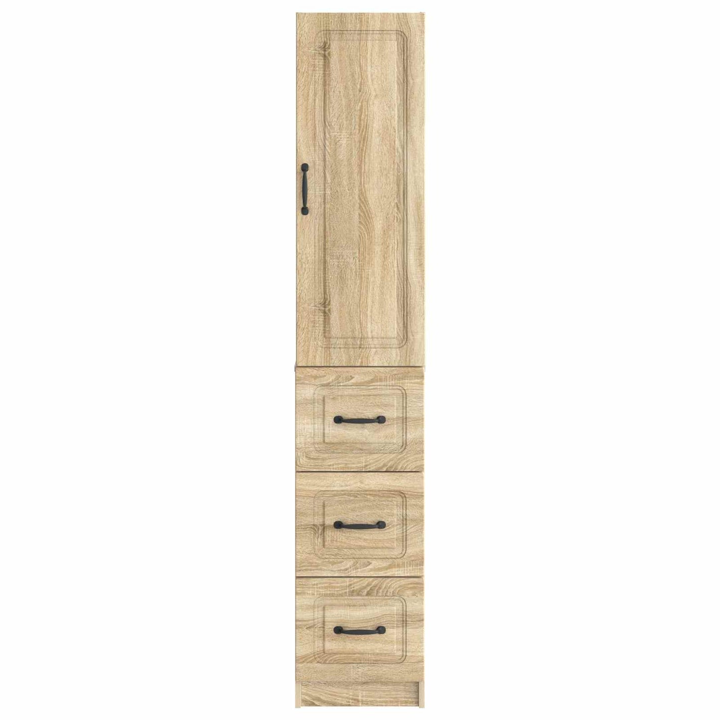 Skapsett 2 pcs Sonoma eik 33 x 34,5 x 87 cm Konstruert tre